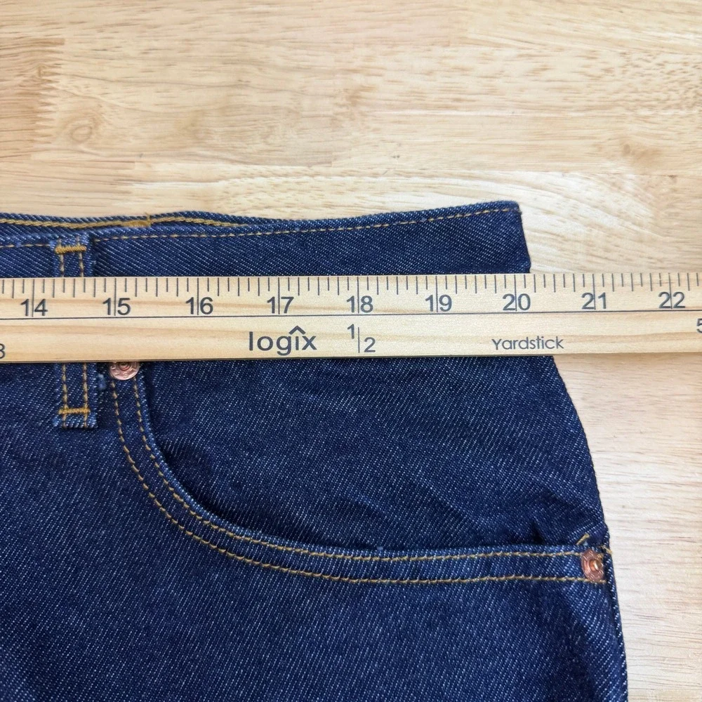 Vintage Levi's 517 BOOTCUT Jeans Mens 40x32 Cotton Dark Wash Indigo Blue Denim